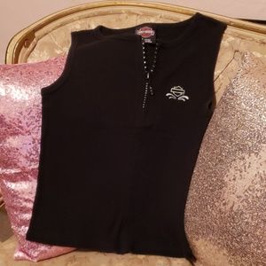 Harley tank top w/bling
